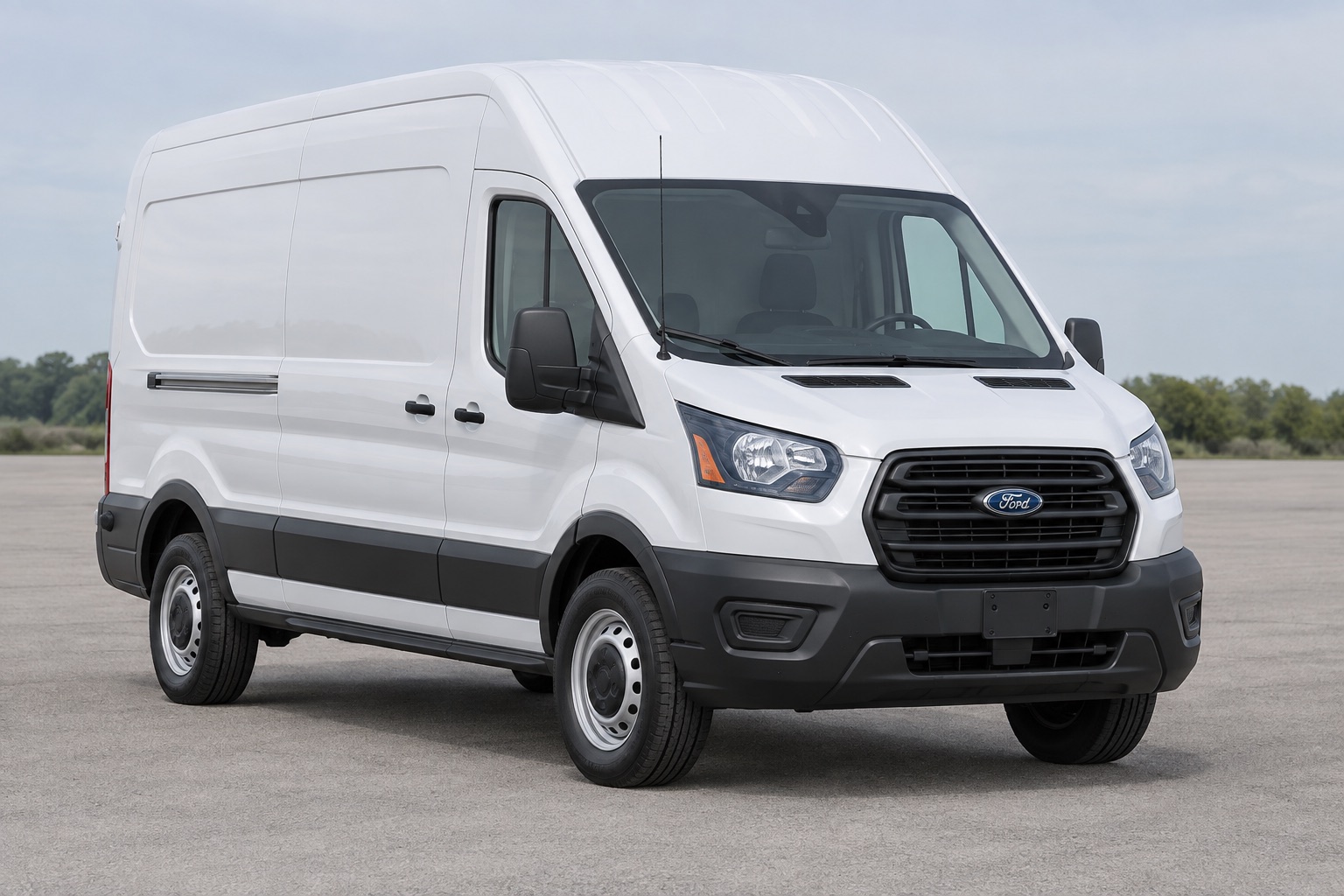 2021 Ford Transit 100.8" Roof windshield replacement in Los Angeles, CA